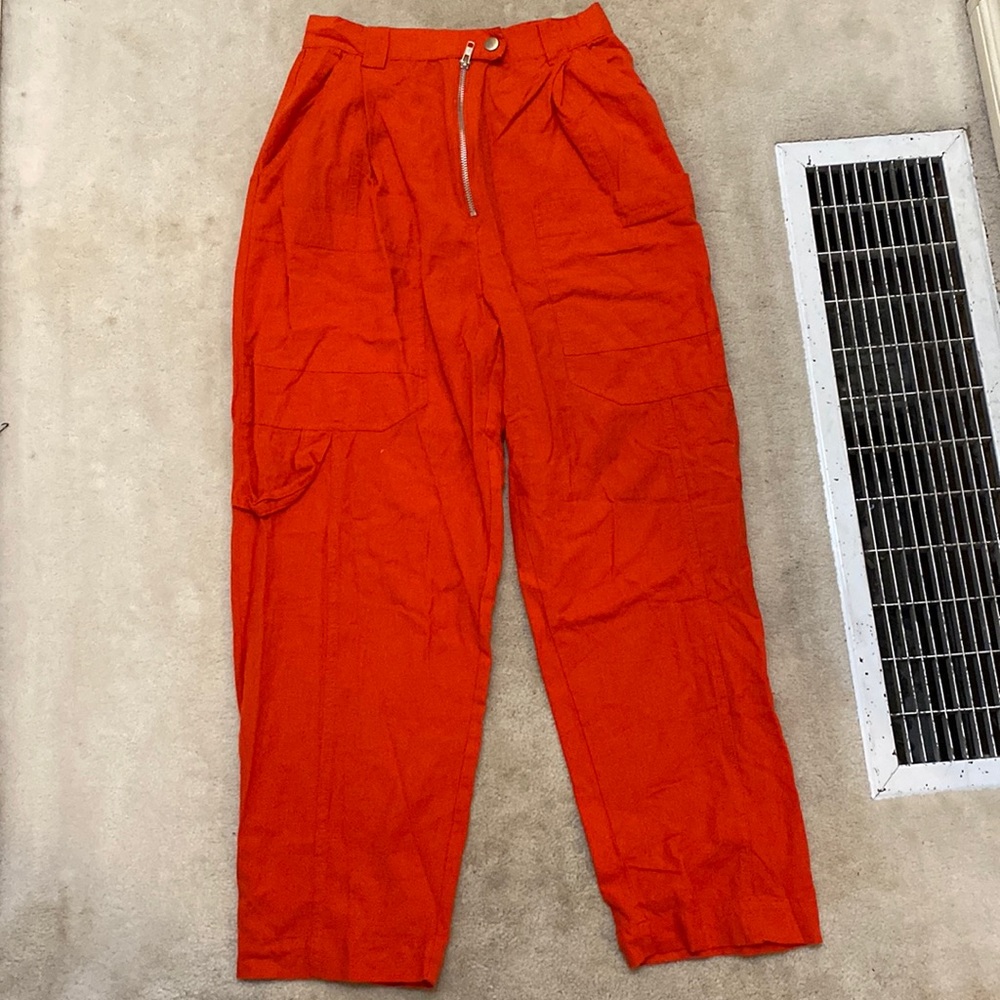 Womens red pants from Urban Outfitters